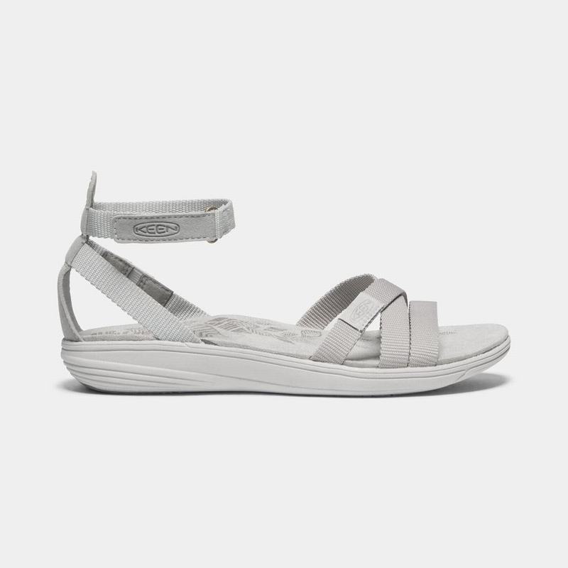 Sandalias Keen Damaya Ankle Strap Para Mujer Grises - Sandalias Keen Mexico (431875-BAL)